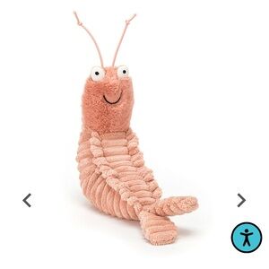 Jellycat Sheldon Shrimp Stuffed Animal